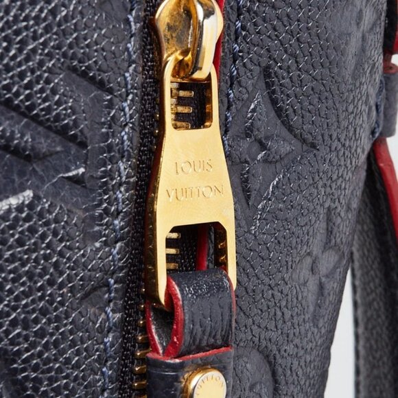 Louis Vuitton Marine Rouge Monogram Empreinte Leather Pochette Metis Bag - Picture 10 of 12